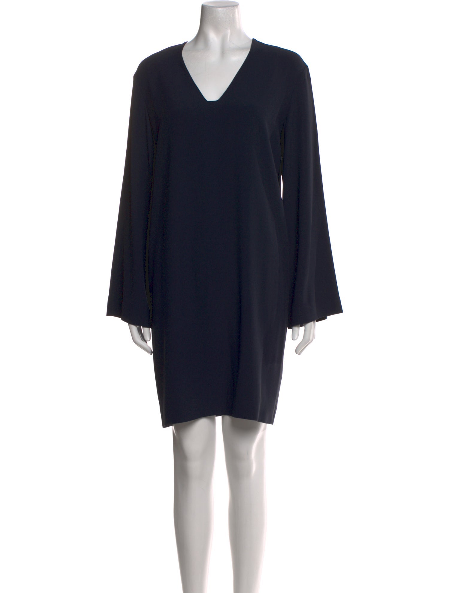 The Row V-Neck Knee-Length Dress