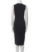 The Row Crew Neck Midi Length Dress