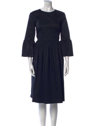 The Row Crew Neck Knee-Length Dress