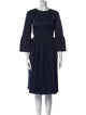 The Row Crew Neck Knee-Length Dress