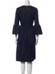 The Row Crew Neck Knee-Length Dress