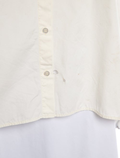 The Row Short Sleeve Button-Up Top