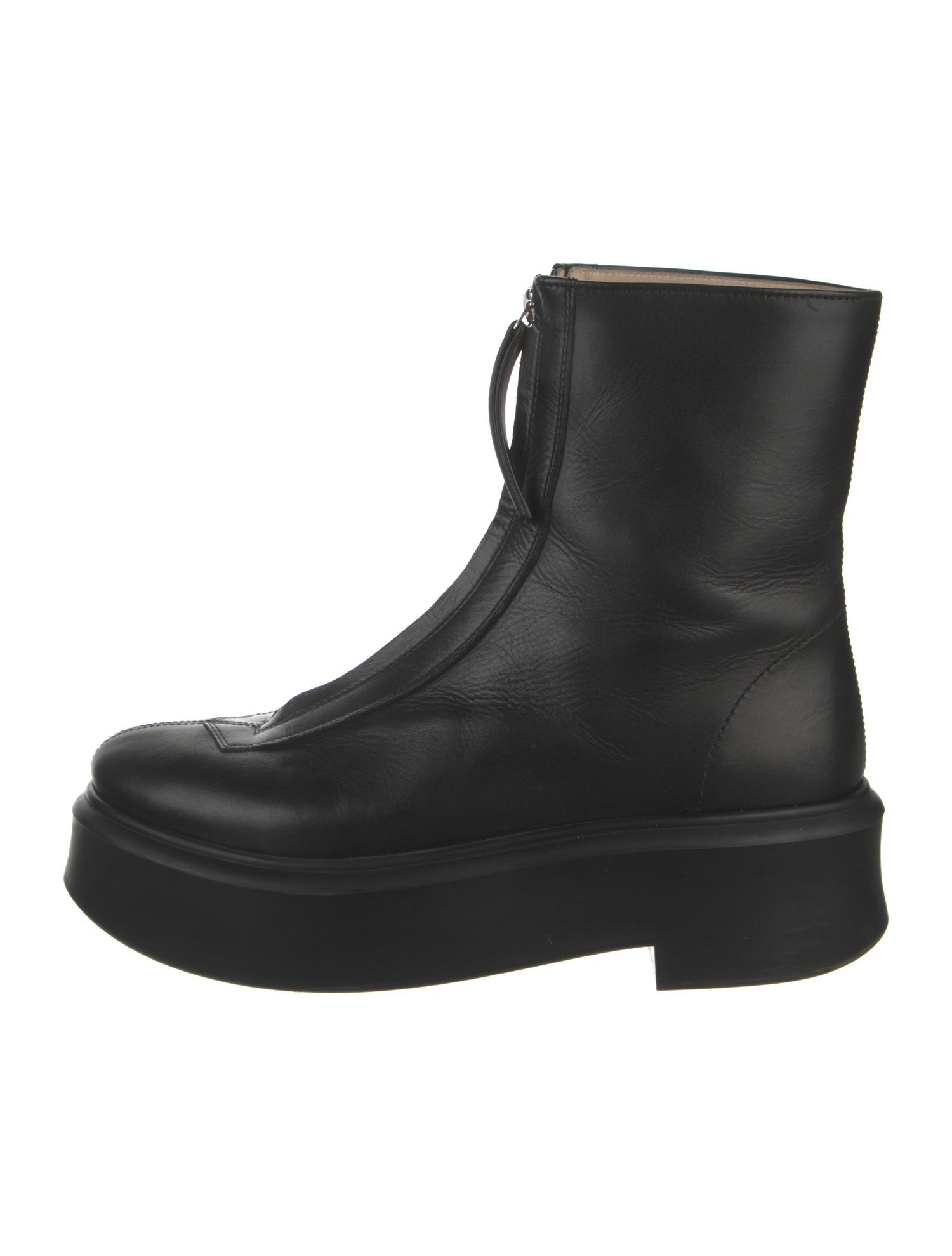 The Row Zipped 1 Calfskin Boots
