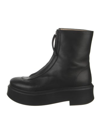 The Row Zipped 1 Calfskin Boots