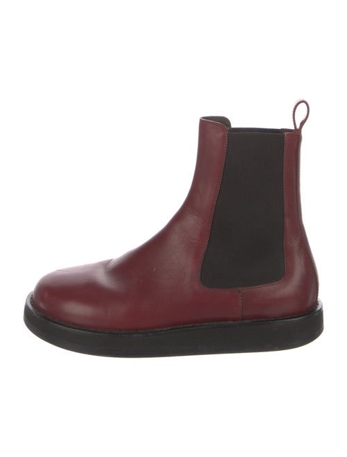 The Row Gaia Leather Chelsea Boots