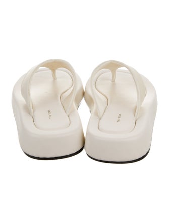 The Row Ginza Leather Slides