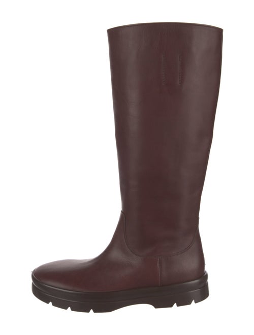 The Row Billie Leather Rain Boots