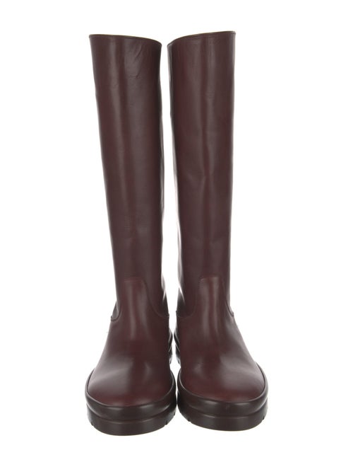 The Row Billie Leather Rain Boots