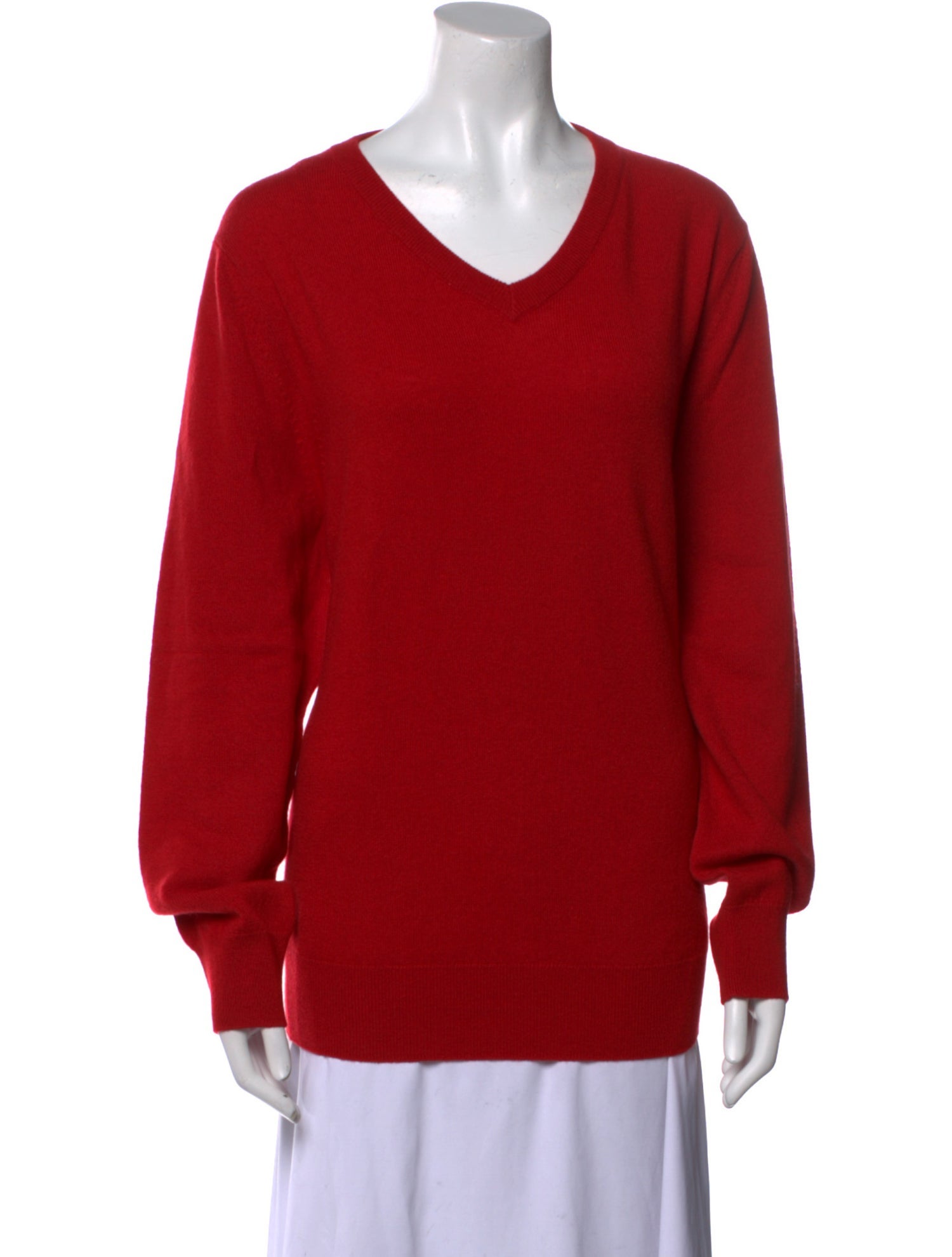 The Row Cashmere V-Neck Sweater