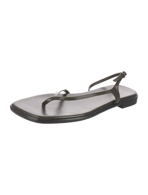 The Row Constance Leather Slingback Sandals