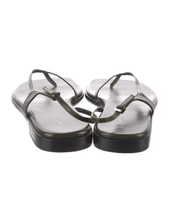 The Row Constance Leather Slingback Sandals