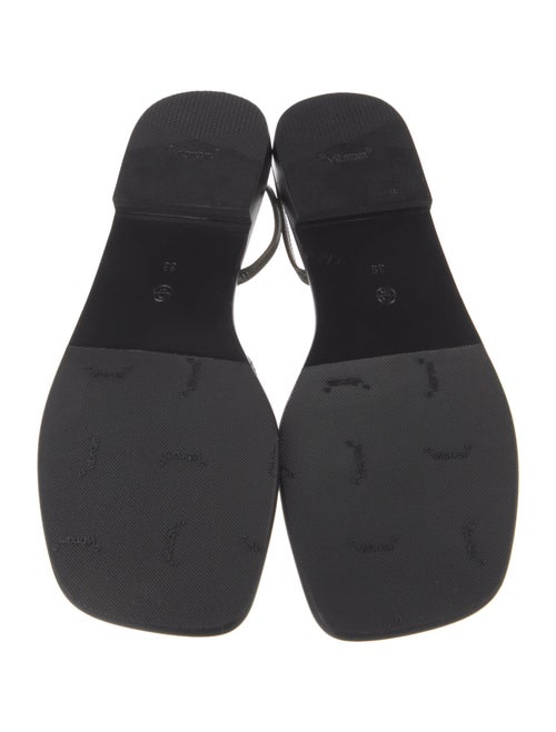 The Row Constance Leather Slingback Sandals