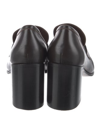 The Row Leather Pumps