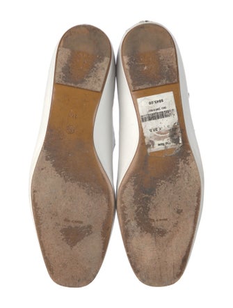 The Row Ava Leather Mary Jane Flats