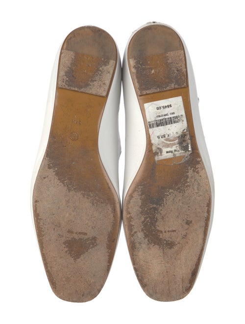 The Row Ava Leather Mary Jane Flats