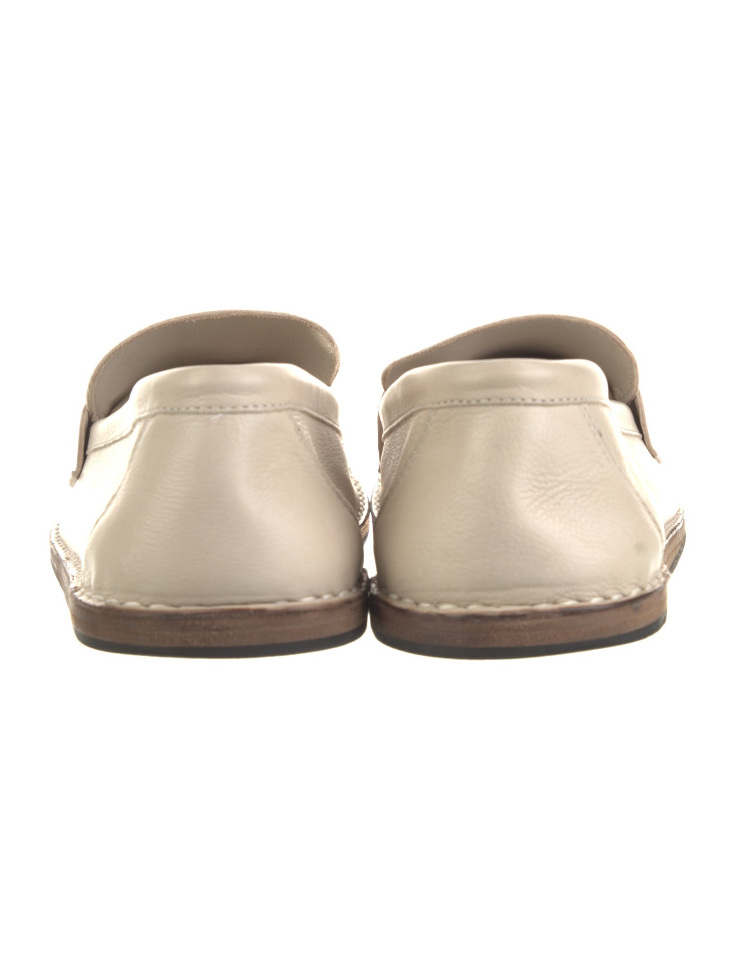 The Row Interlocking CC Logo Leather Loafers