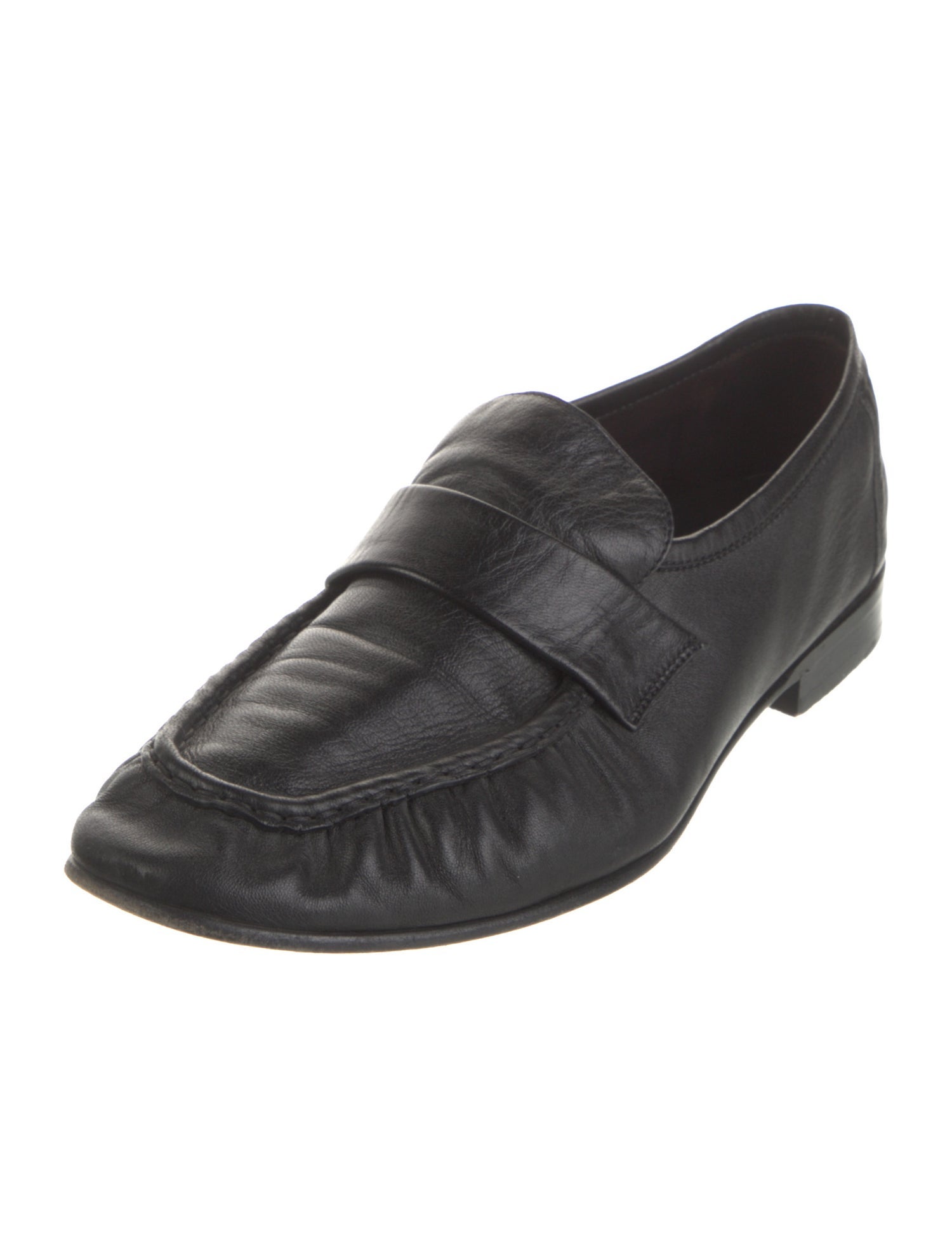 The Row Leather Dress Loafers