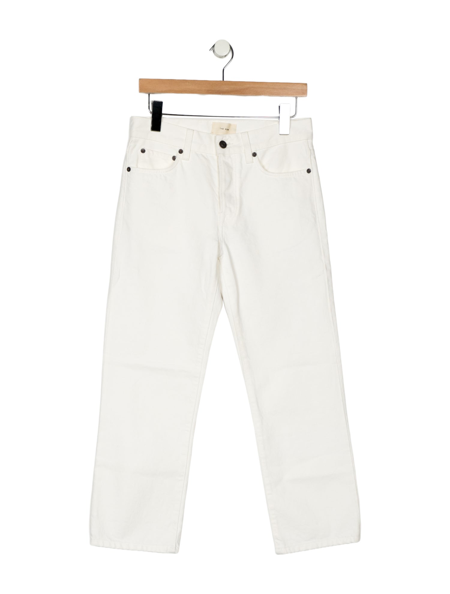 The Row Mid-Rise Straight Leg Jeans