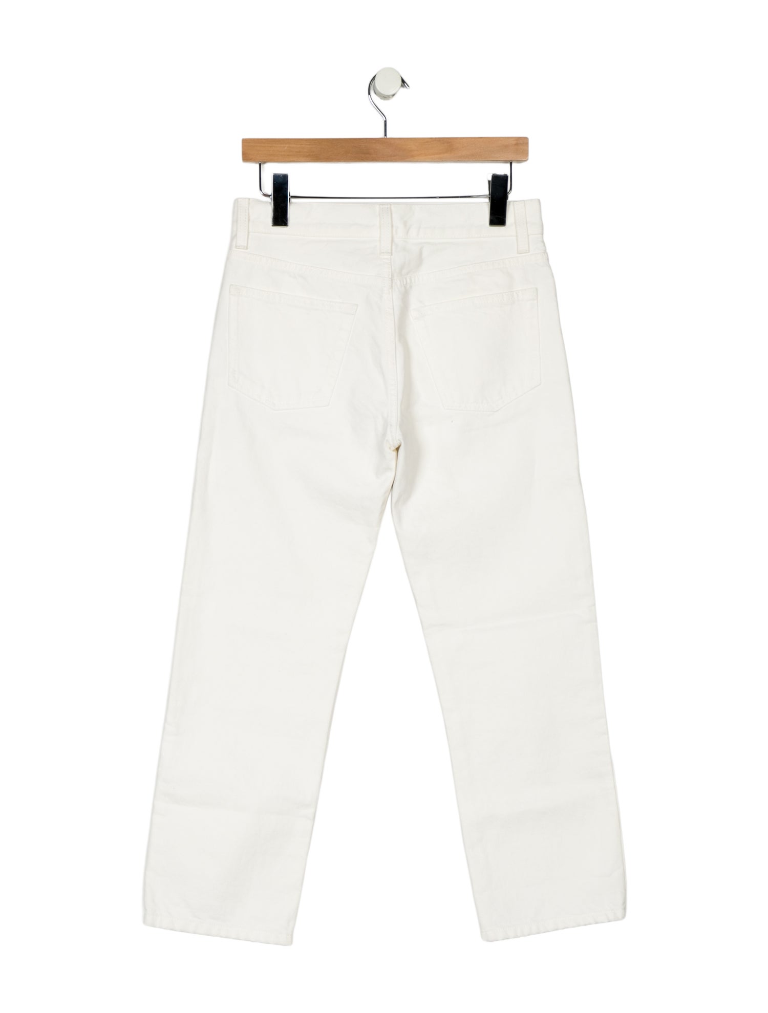 The Row Mid-Rise Straight Leg Jeans