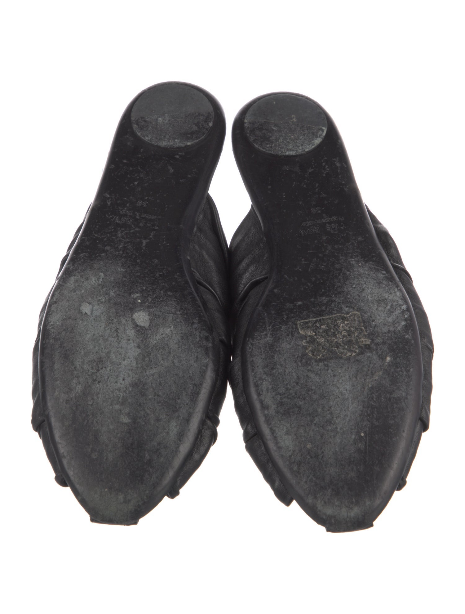 The Row Capri Leather Mules