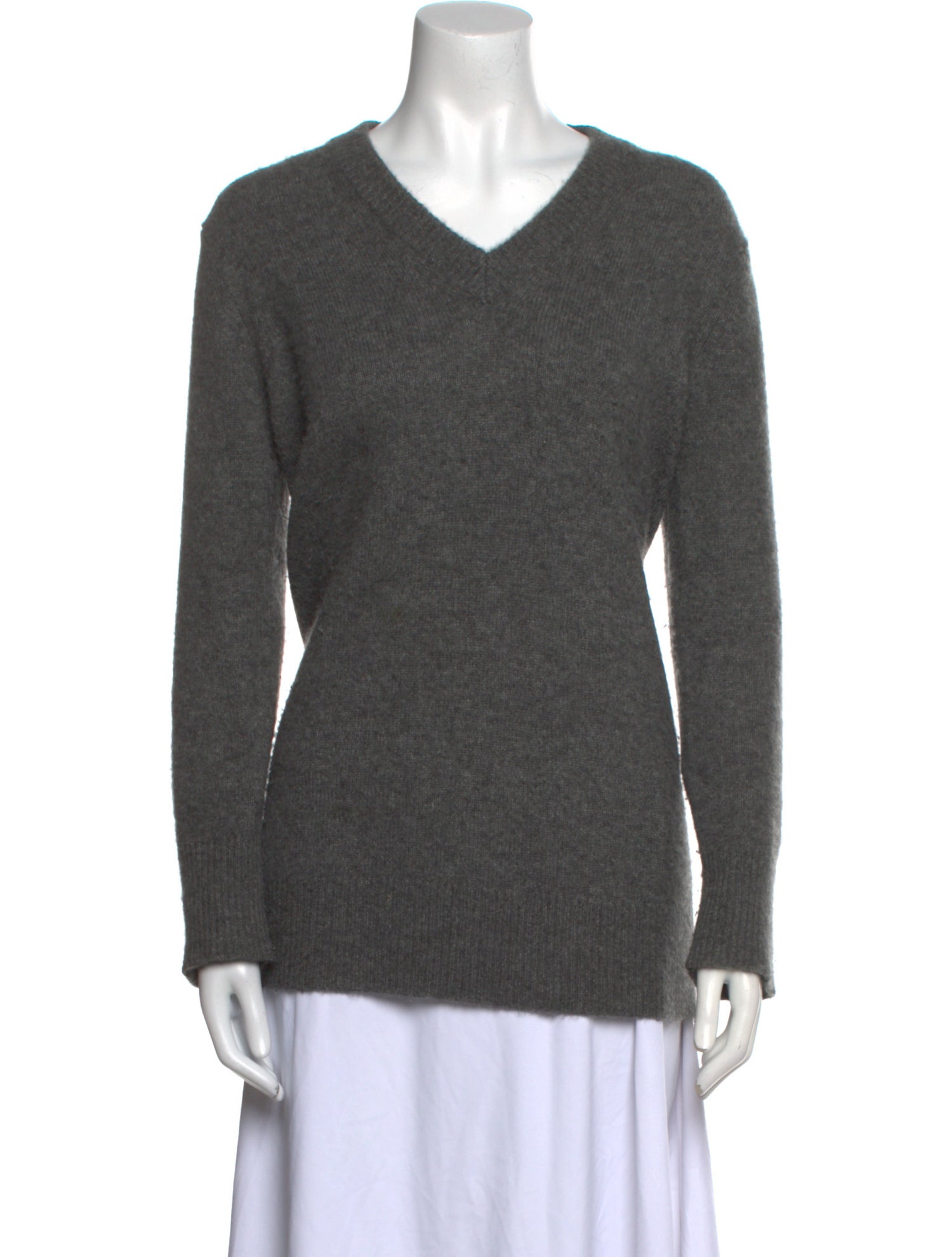 The Row Cashmere V-Neck Sweater