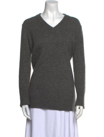 The Row Cashmere V-Neck Sweater