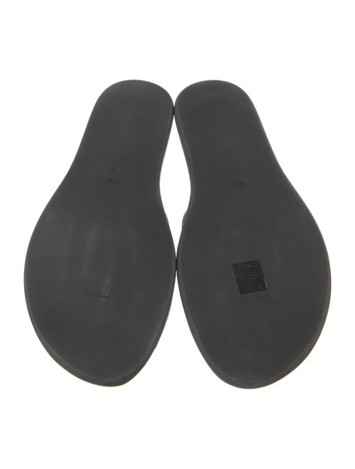 The Row Leather Slides