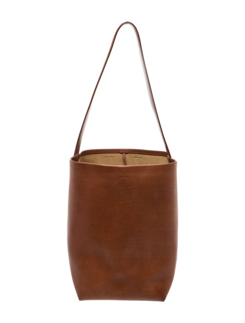 The Row Leather N/S Park Tote Medium