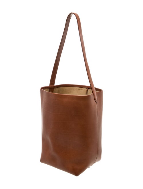 The Row Leather N/S Park Tote Medium