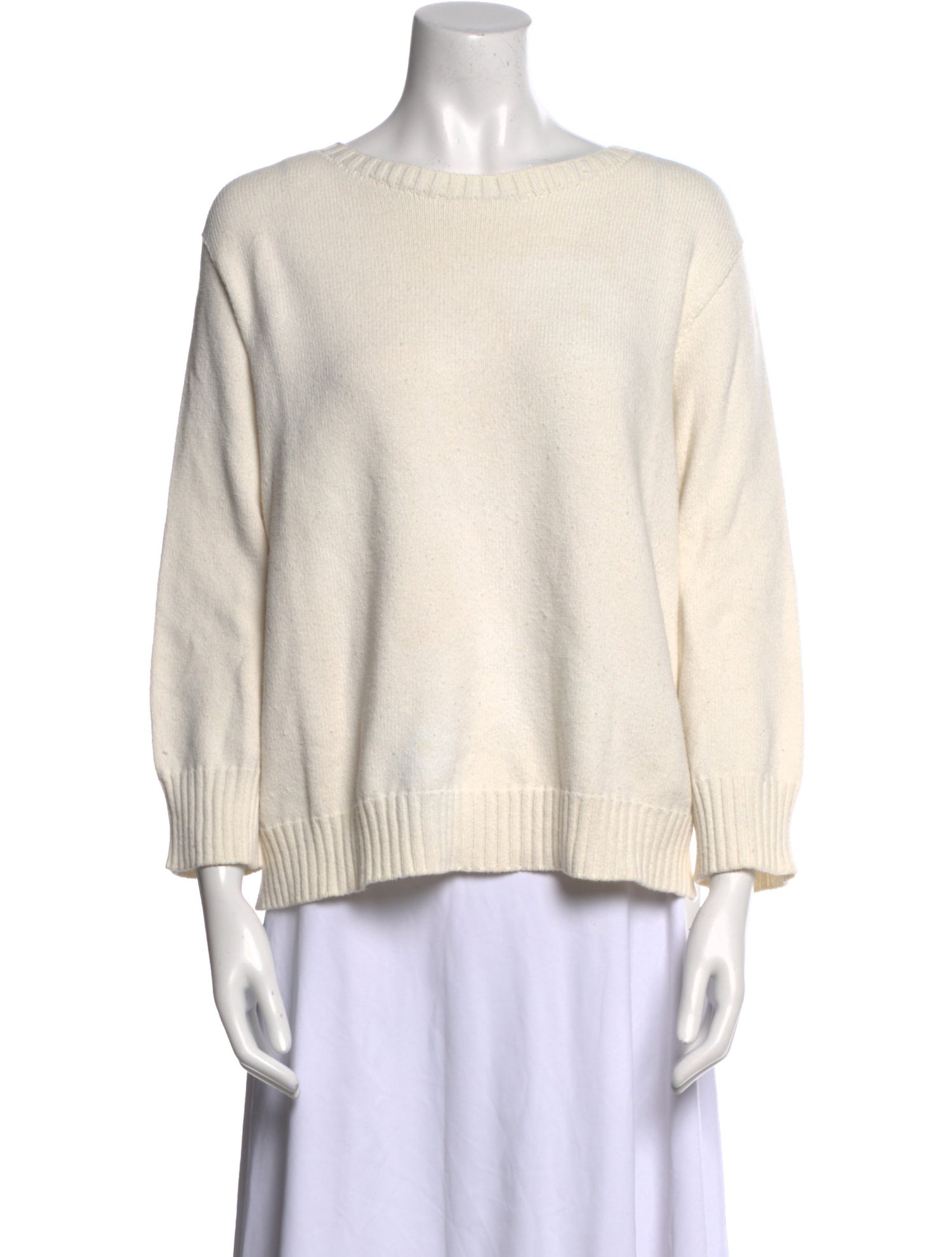The Row Bateau Neckline Sweater