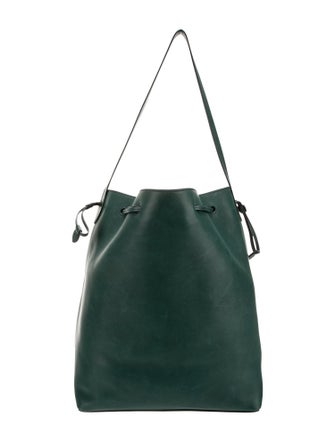 The Row Leather Bucket Bag