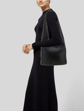 The Row Leather Messenger Bag