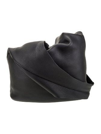 The Row Leather Messenger Bag