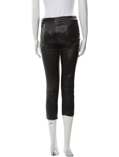 The Row Lambskin Straight Leg Pants