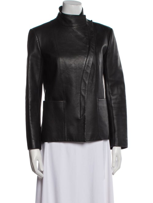 The Row Leather Biker Jacket