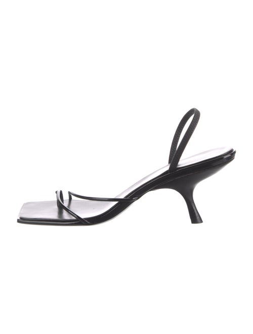 The Row Rai Patent Leather Slingback Sandals