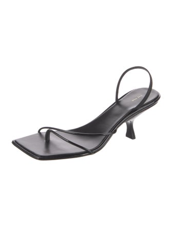 The Row Rai Patent Leather Slingback Sandals