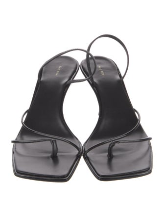 The Row Rai Patent Leather Slingback Sandals