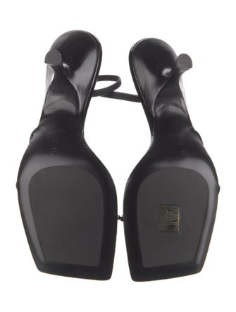 The Row Rai Patent Leather Slingback Sandals