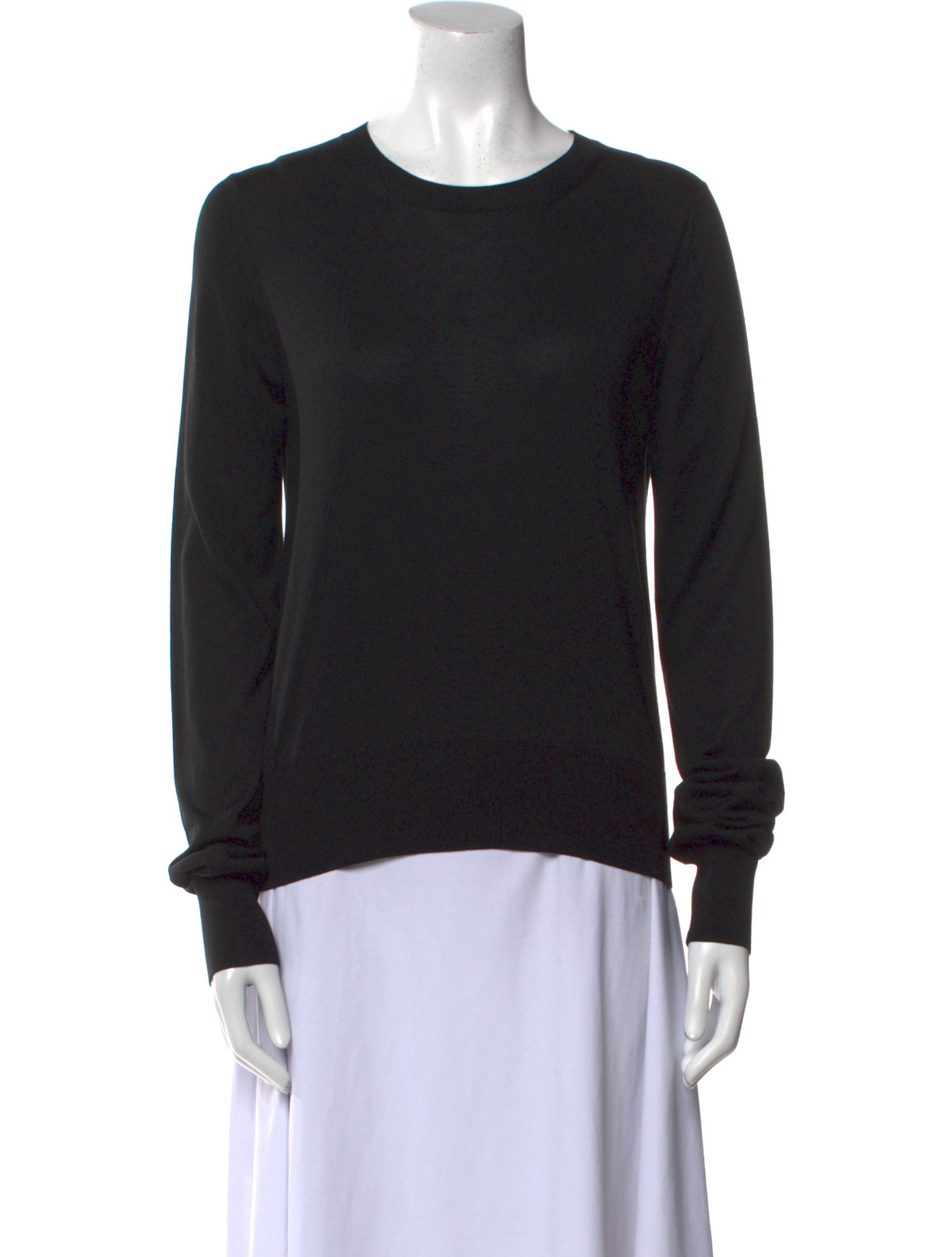 The Row Silk Crew Neck Sweater