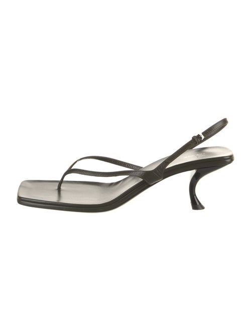 The Row Constance Leather Slingback Sandals