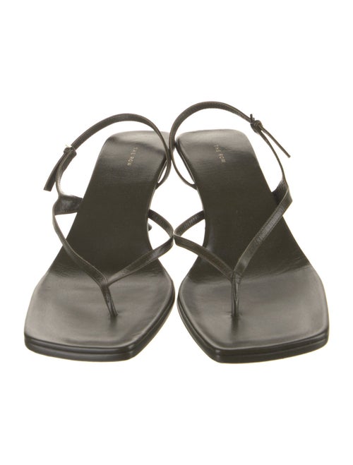 The Row Constance Leather Slingback Sandals