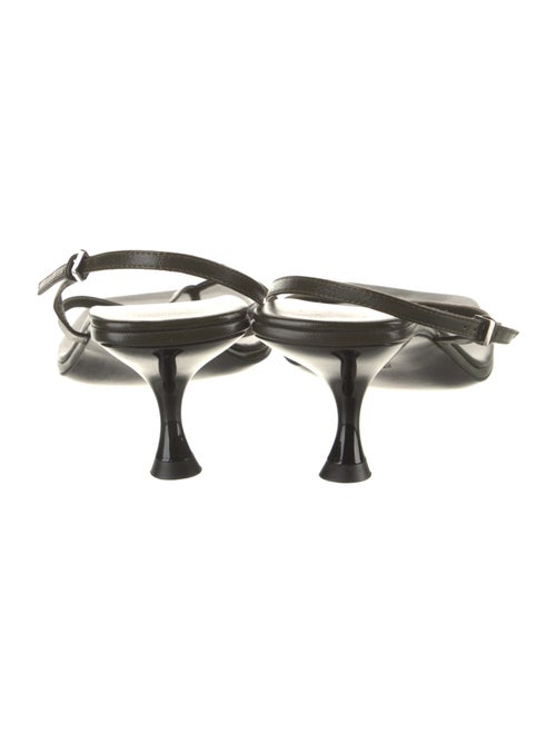 The Row Constance Leather Slingback Sandals