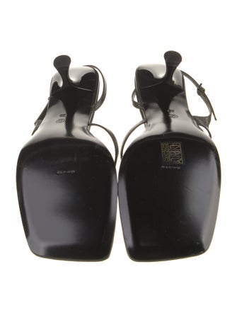 The Row Constance Leather Slingback Sandals