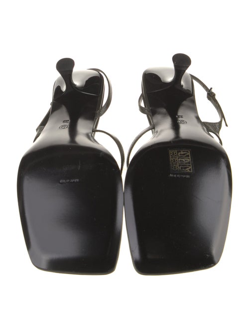 The Row Constance Leather Slingback Sandals