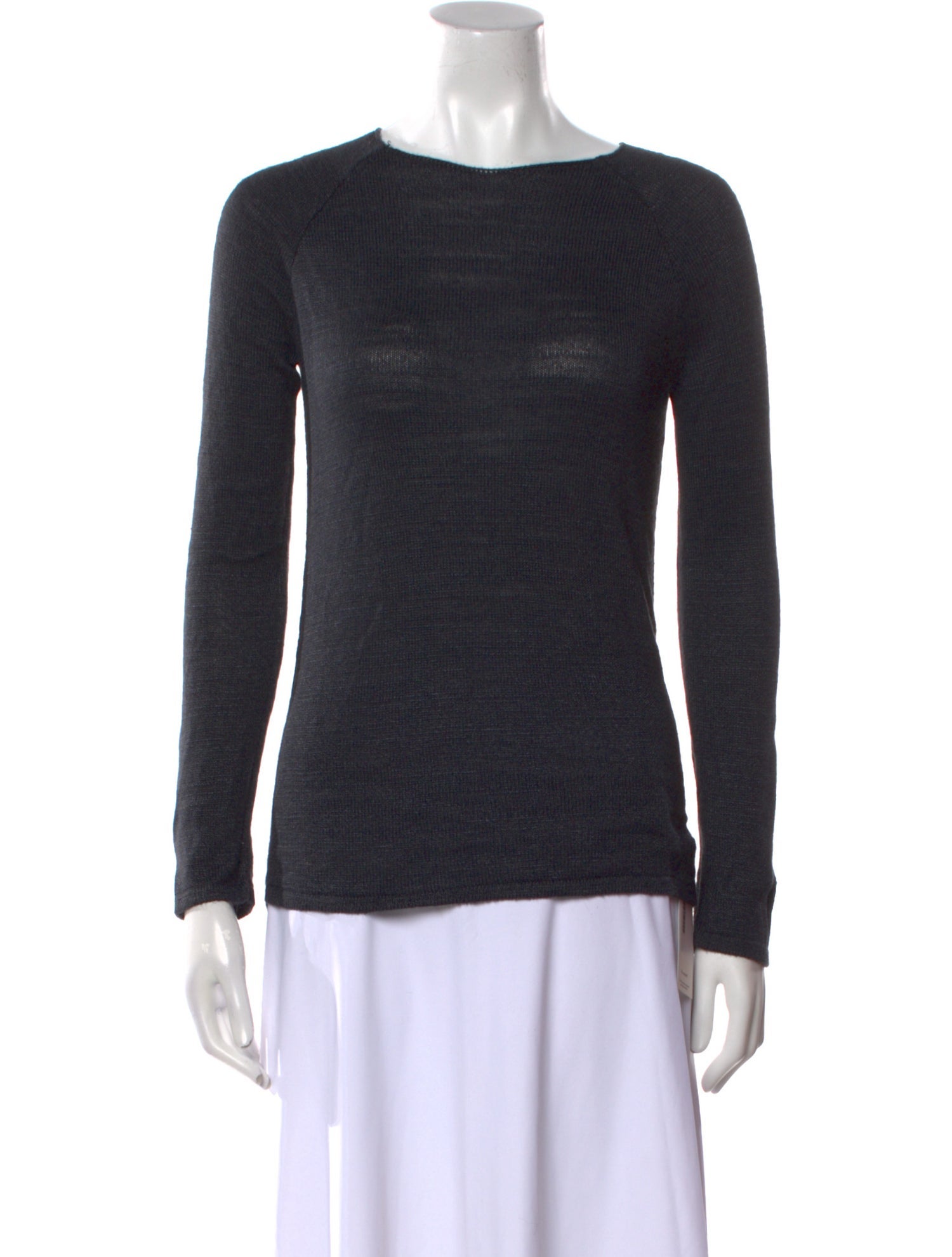 The Row Silk Bateau Neckline Sweater