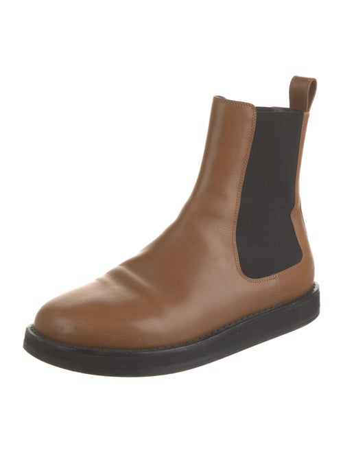 The Row Gaia Leather Chelsea Boots