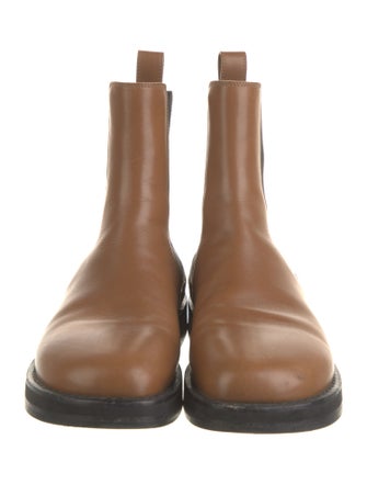 The Row Gaia Leather Chelsea Boots