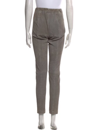 The Row Leather Skinny Leg Pants