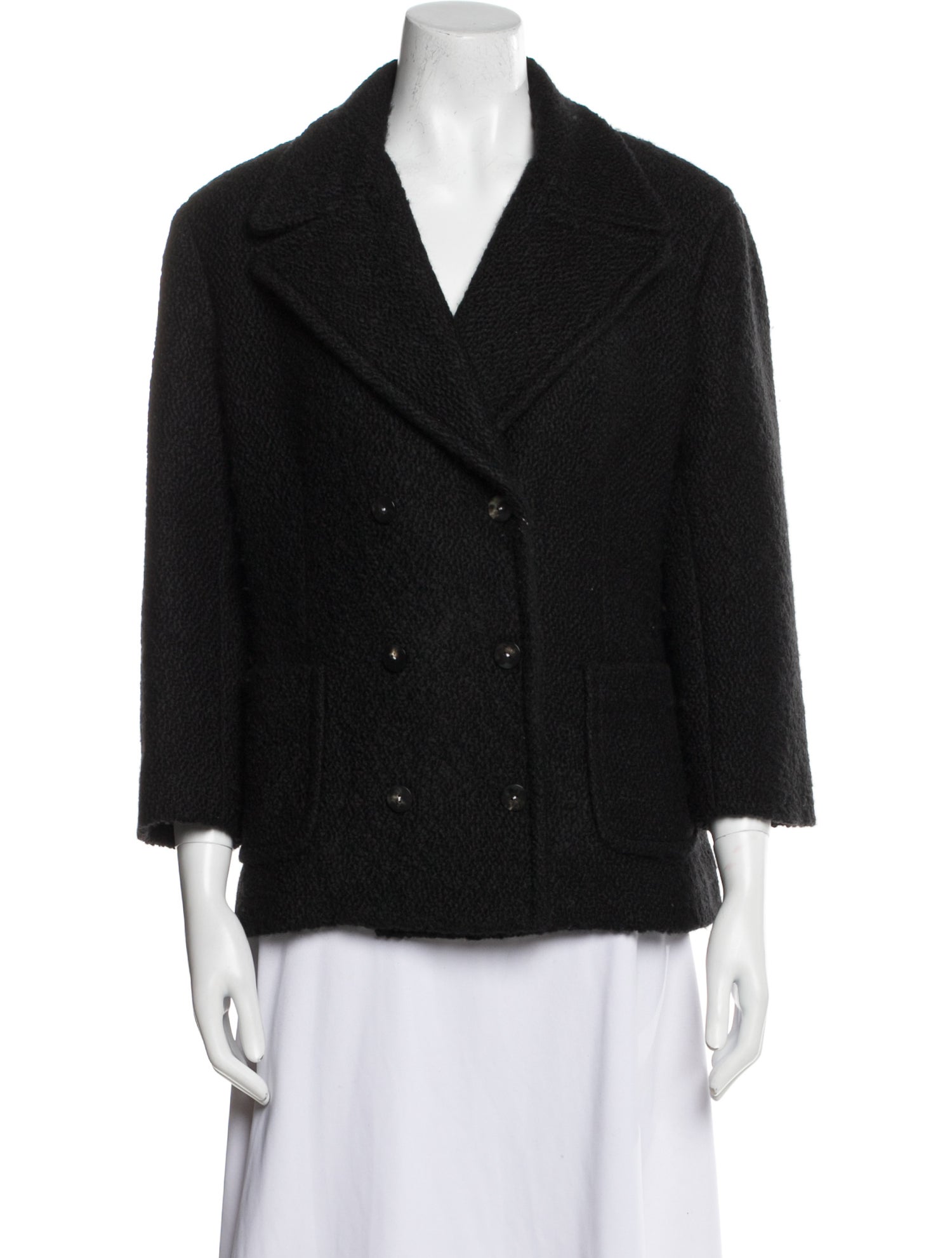 The Row Virgin Wool Tweed Pattern Jacket